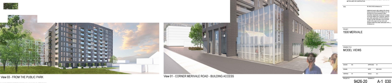 Rendering of building from page 5 of the file '2023-12-07 - Shadow, Views, Floor, Sections, Elevations Plans - D07-12-21-0152'