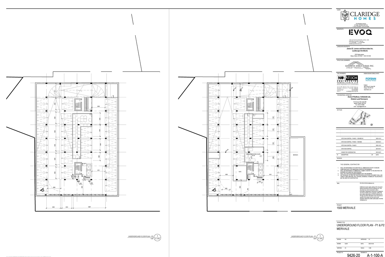 Floor plan for project from page 7 of the file '2023-12-07 - Shadow, Views, Floor, Sections, Elevations Plans - D07-12-21-0152'