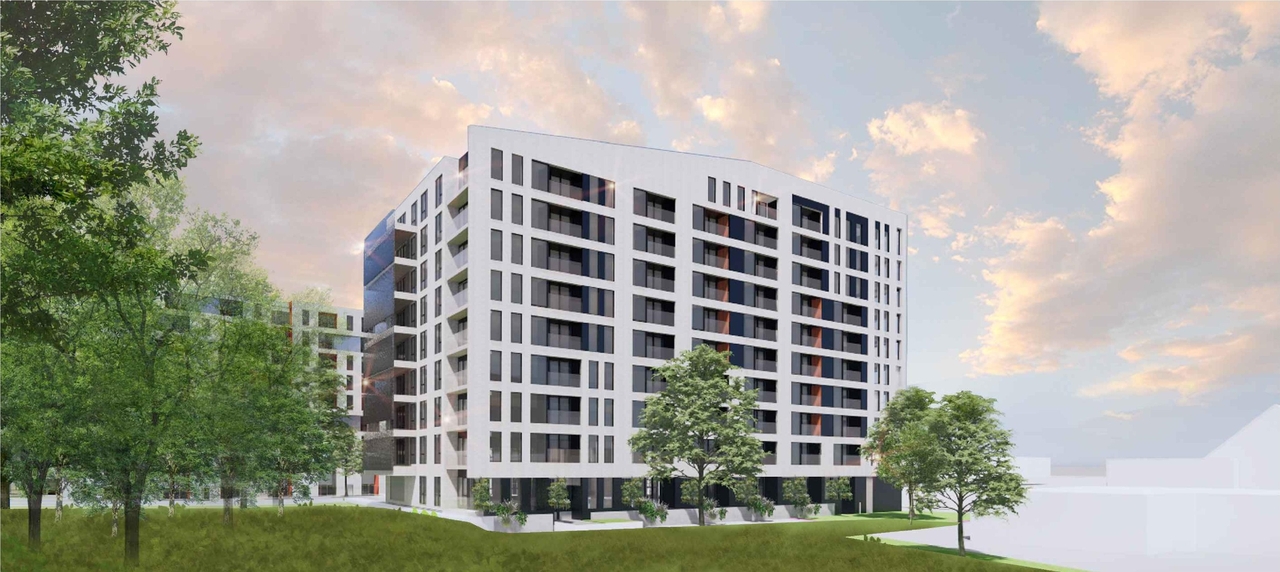 Rendering of building from page 1 of the file '2024-05-16 - Model Views - D07-12-21-0152'