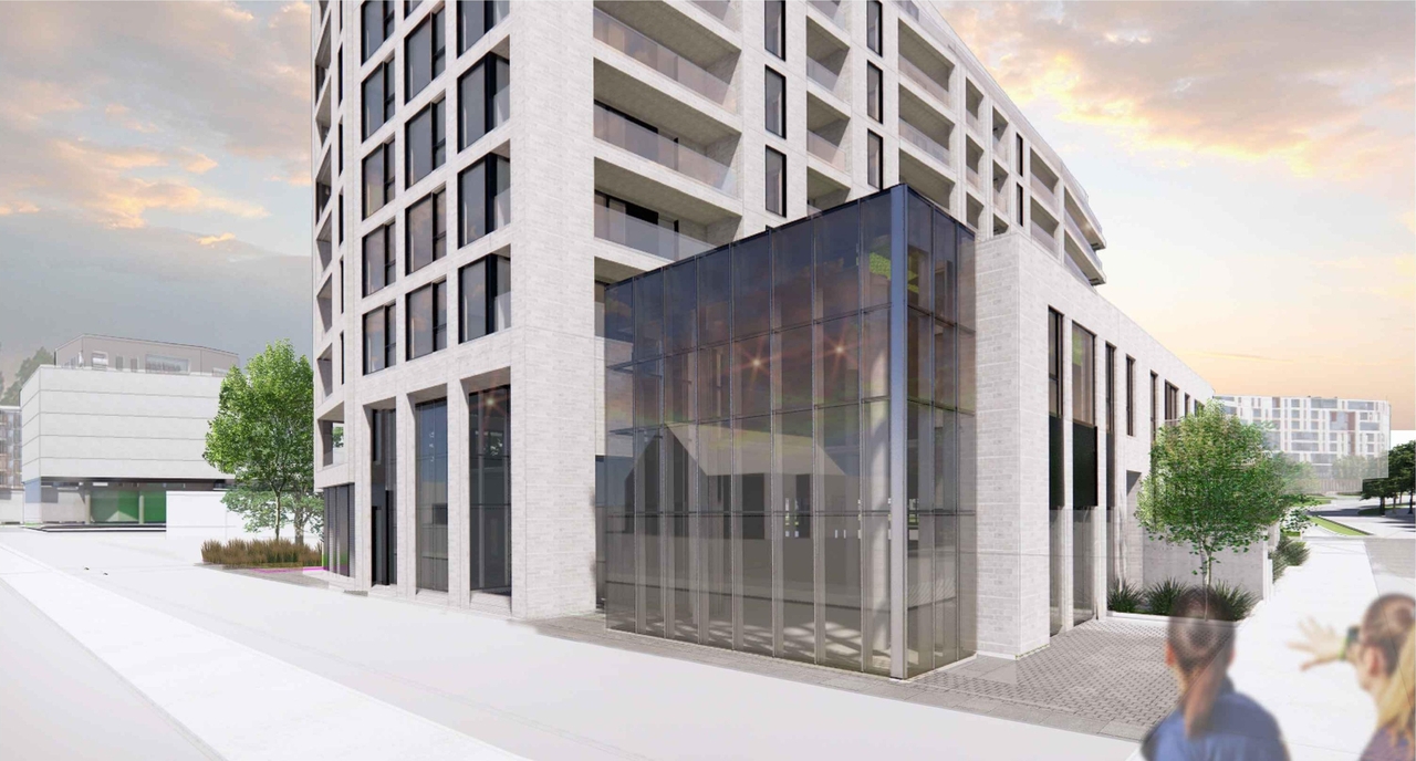 Rendering of building from page 1 of the file '2024-05-16 - Model Views - D07-12-21-0152'