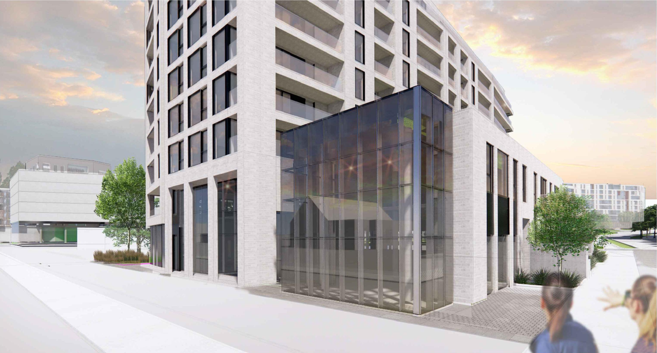 Rendering of building from page 1 of the file '2024-05-16 - Model Views - D07-12-21-0152'