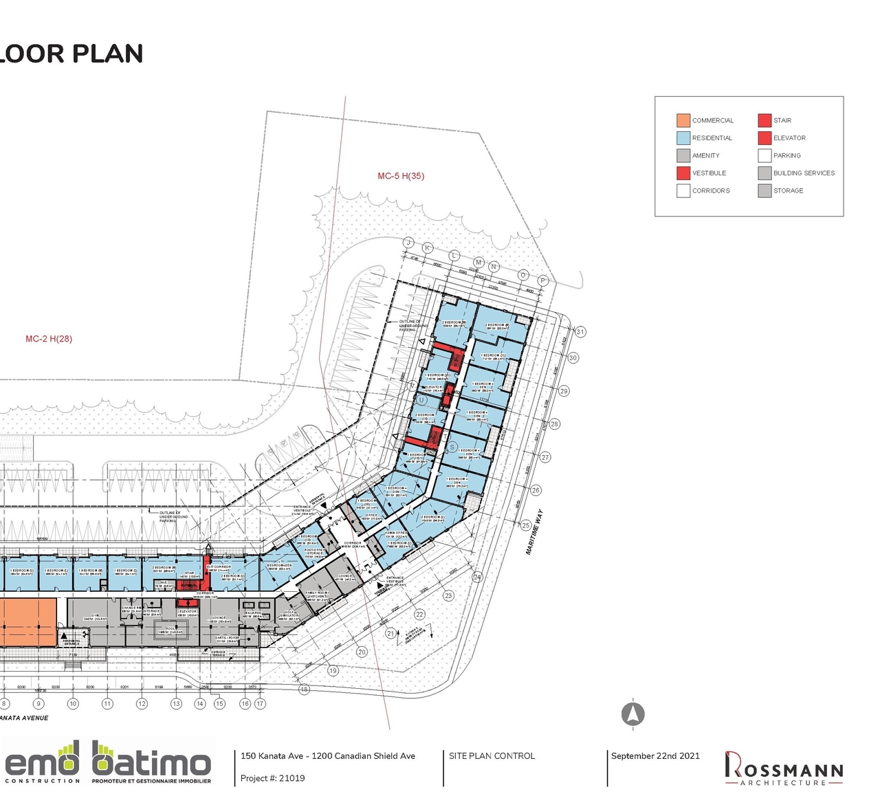 Floor plan for project from page 30 of the file '2021-09-28 - Design Brief - D07-12-21-0153'