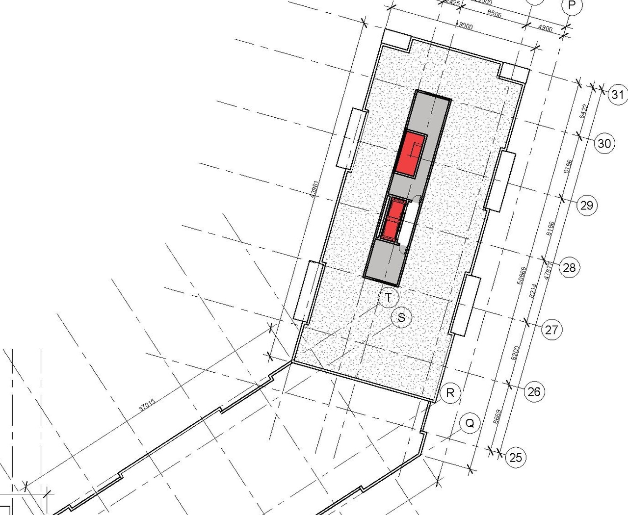 Construction site plan for project from page 37 of the file '2021-09-28 - Design Brief - D07-12-21-0153'