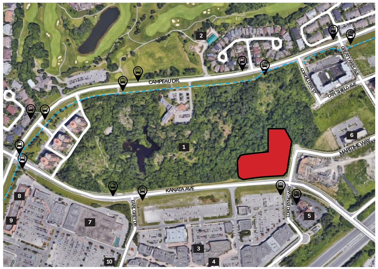 Construction site plan for project from page 4 of the file '2021-09-28 - Design Brief - D07-12-21-0153'