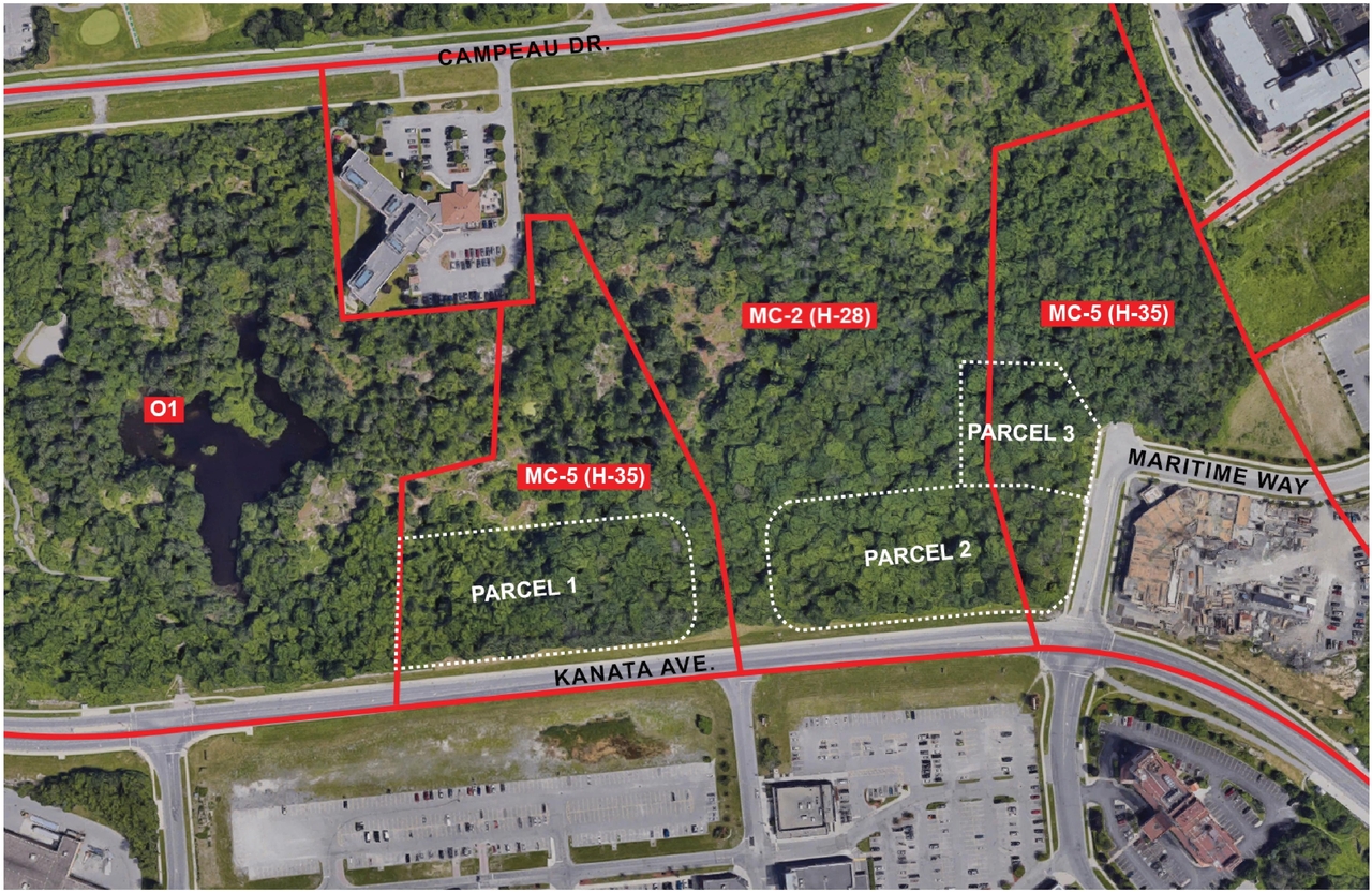 Construction site plan for project from page 6 of the file '2021-09-28 - Design Brief - D07-12-21-0153'