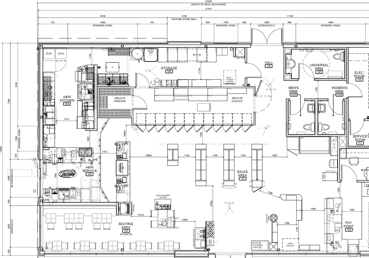 Floor plan for project from page 1 of the file '2023-05-02 - Floor Plan - D07-12-21-0155'