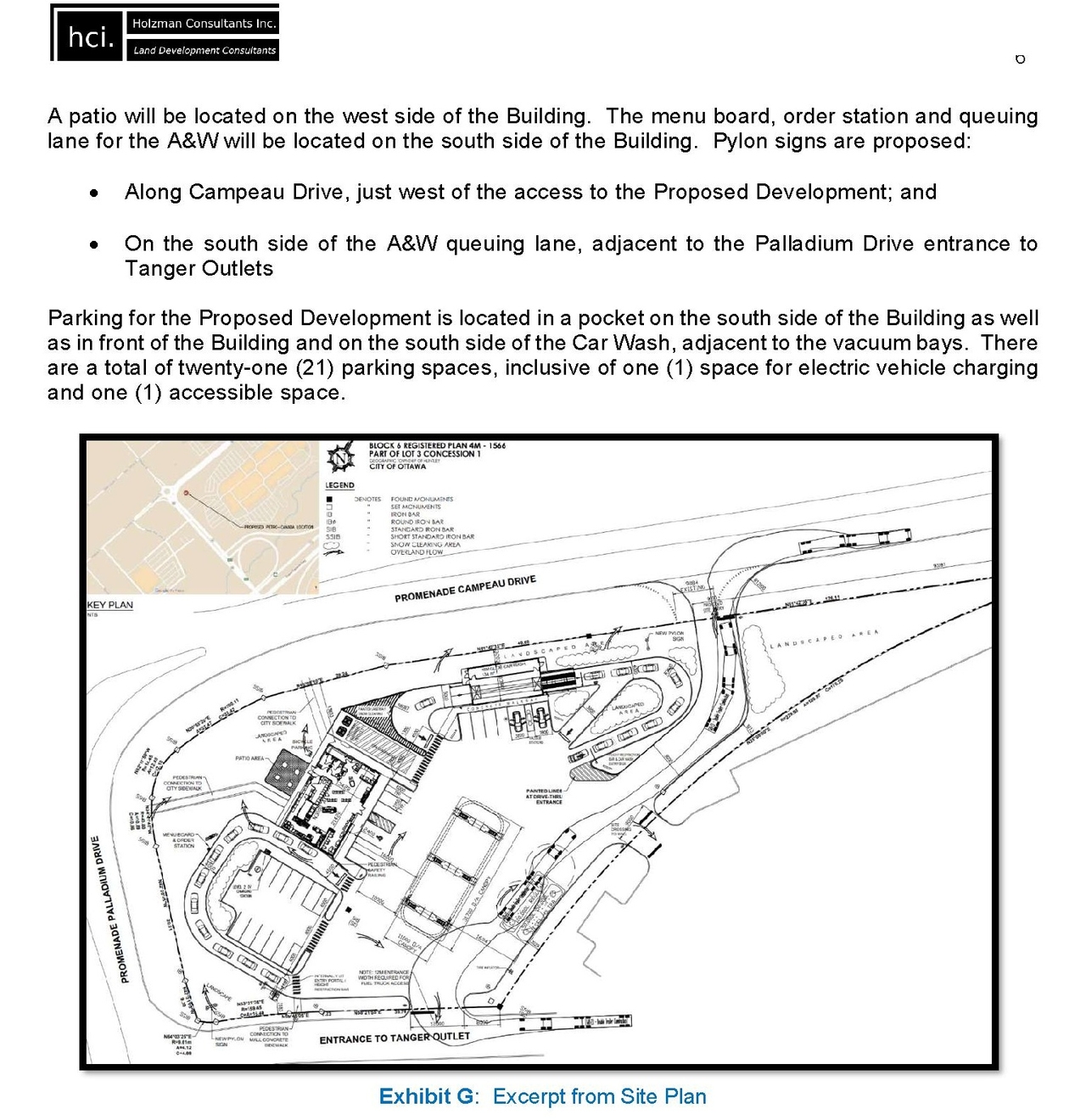 Construction site plan for project from page 8 of the file '2023-09-19 - Planning Rationale & Design Brief - D07-12-21-0155'