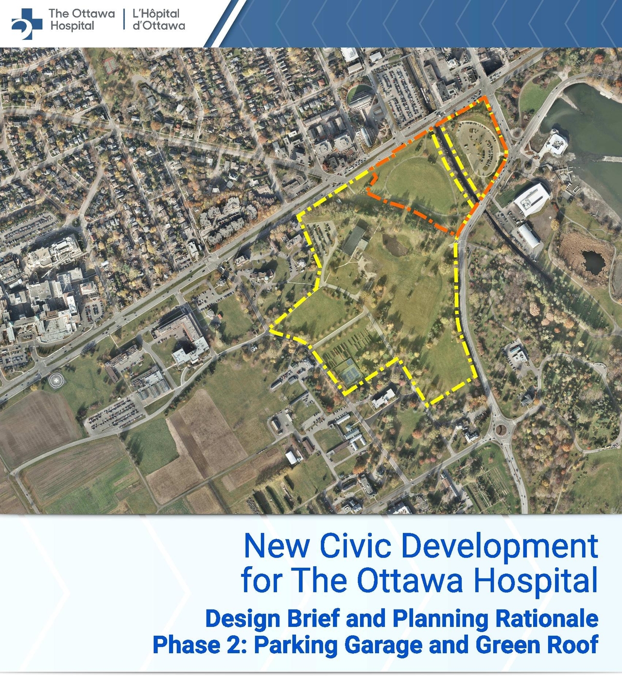 Construction site plan for project from page 1 of the file 'Final Approved - Planning Rationale and Design Brief - D07-12-21-0159'
