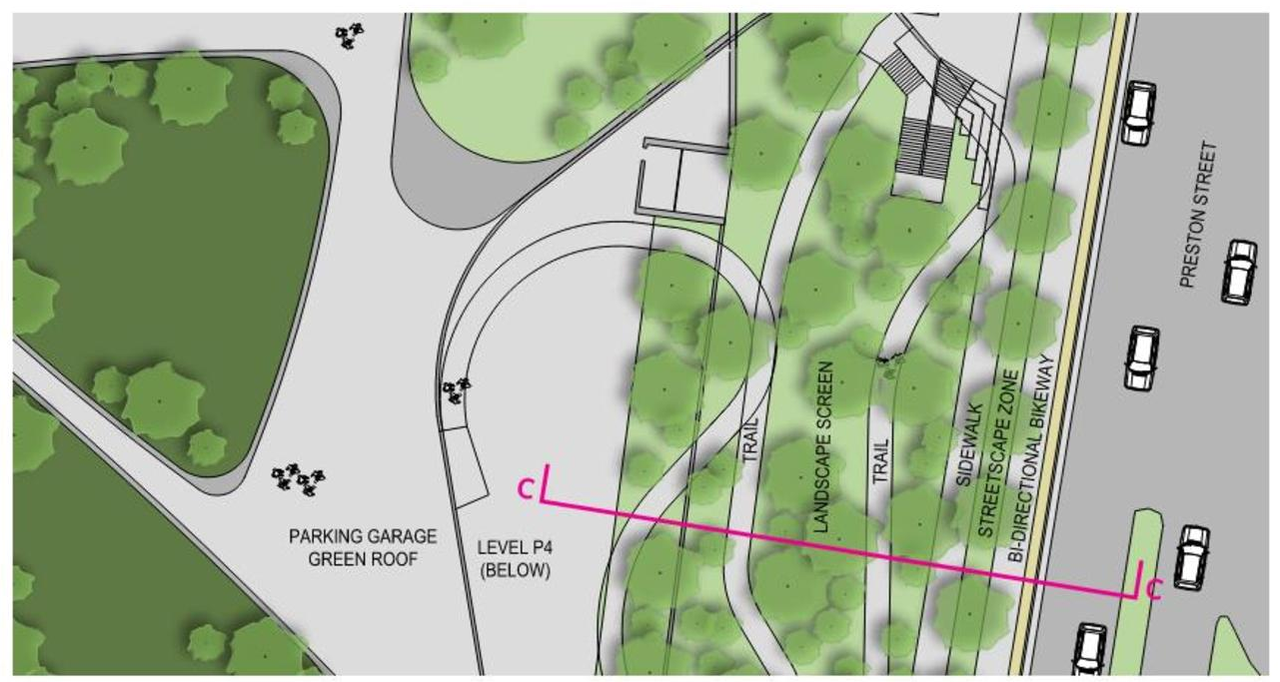 Construction site plan for project from page 37 of the file 'Final Approved - Planning Rationale and Design Brief - D07-12-21-0159'