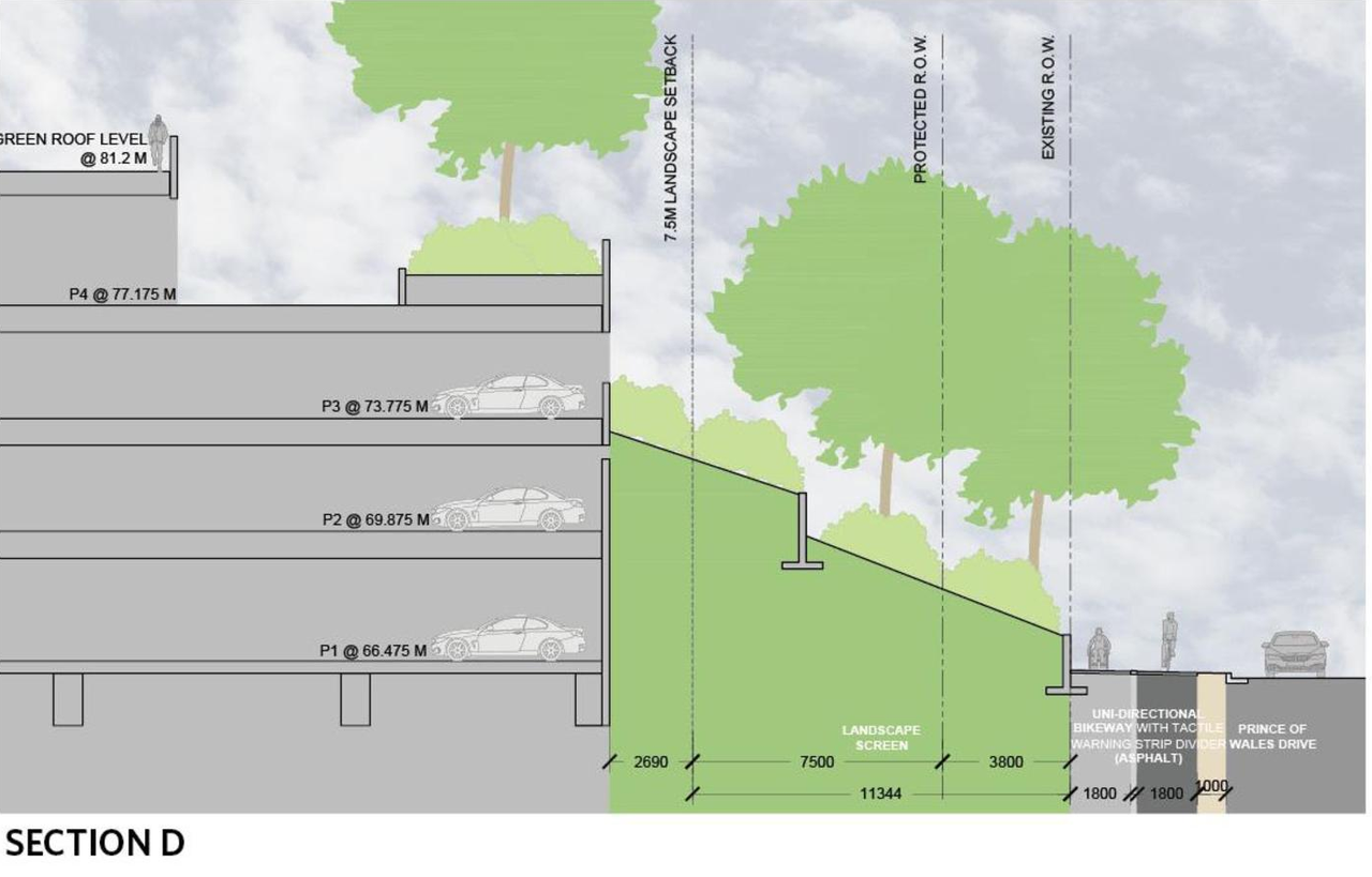 Construction site plan for project from page 39 of the file 'Final Approved - Planning Rationale and Design Brief - D07-12-21-0159'
