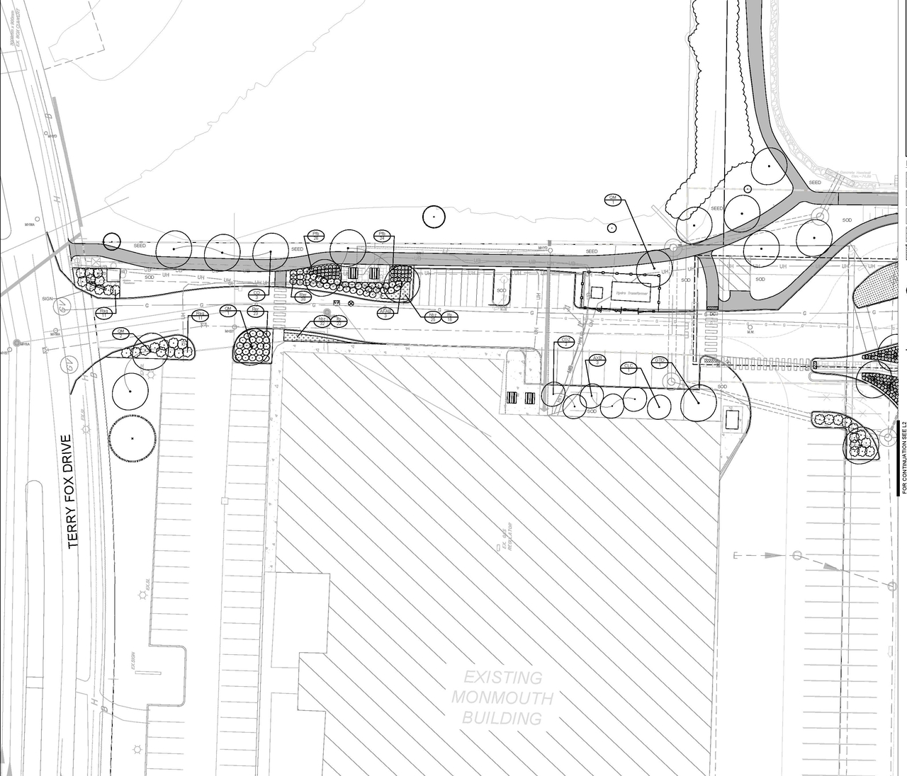 Construction site plan for project from page 32 of the file '2021-10-14 - Design Brief - D07-12-21-0160'