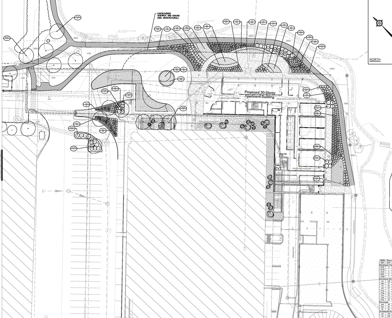 Construction site plan for project from page 33 of the file '2021-10-14 - Design Brief - D07-12-21-0160'