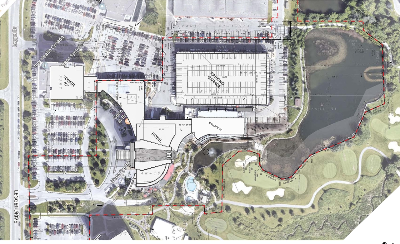 Construction site plan for project from page 9 of the file '2021-10-14 - Design Brief - D07-12-21-0160'