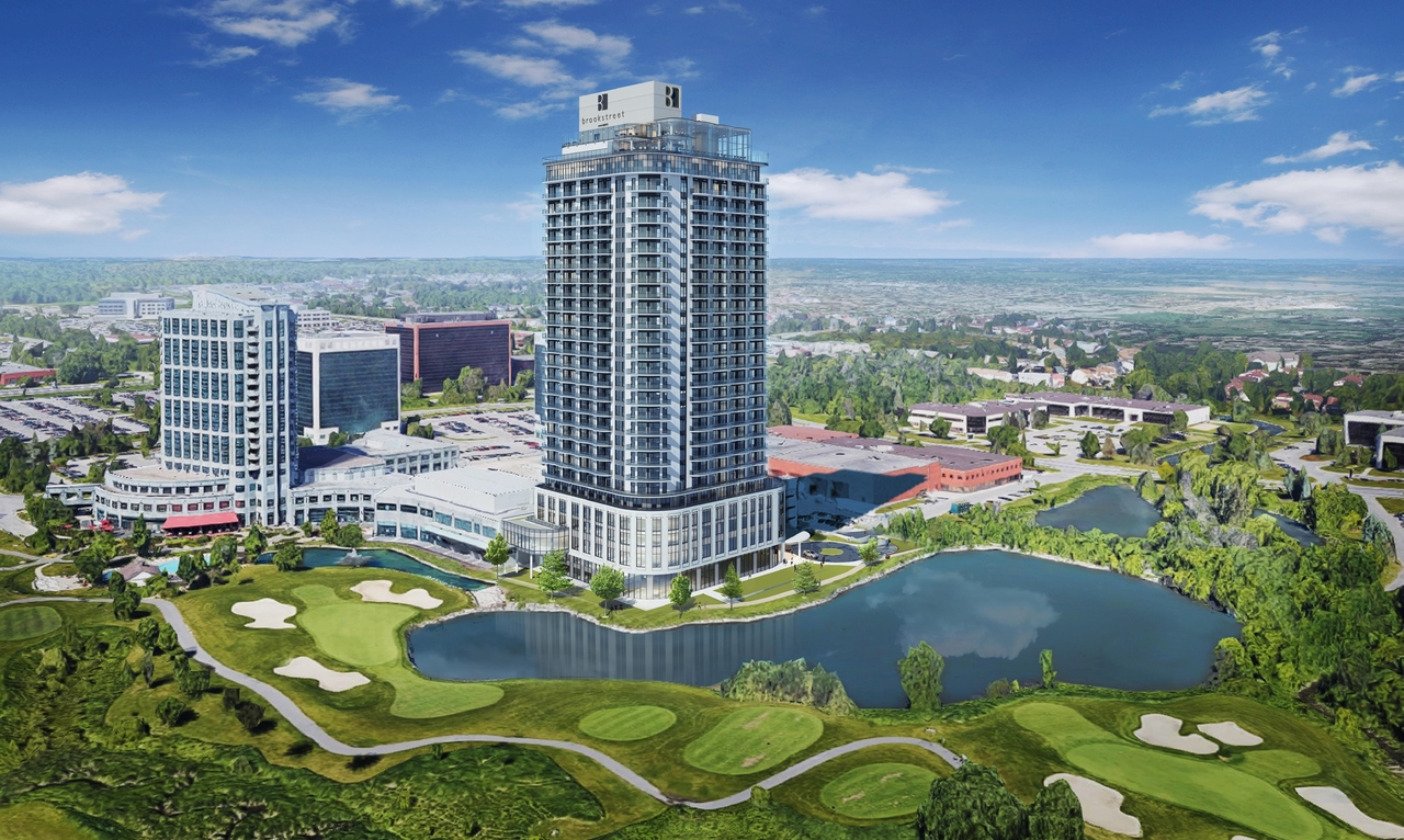 Rendering of building from page 14 of the file '2022-02-03 - Design Brief - D07-12-21-0160'