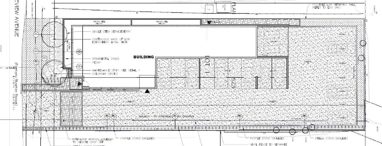 Construction site plan for project from page 19 of the file '2021-10-19 - Planning Rationale and Design Brief - D07-12-21-0165'