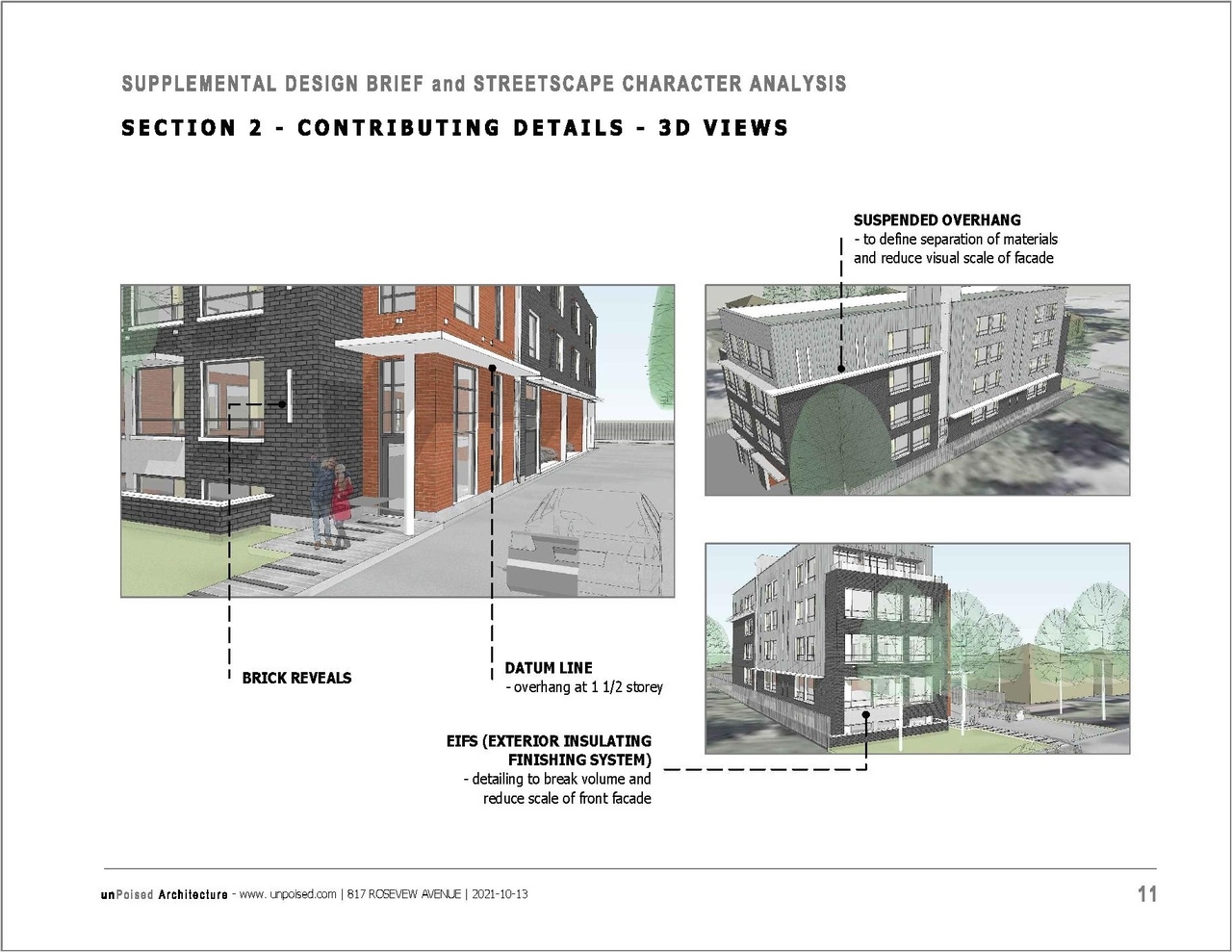 Rendering of building from page 57 of the file '2021-10-19 - Planning Rationale and Design Brief - D07-12-21-0165'