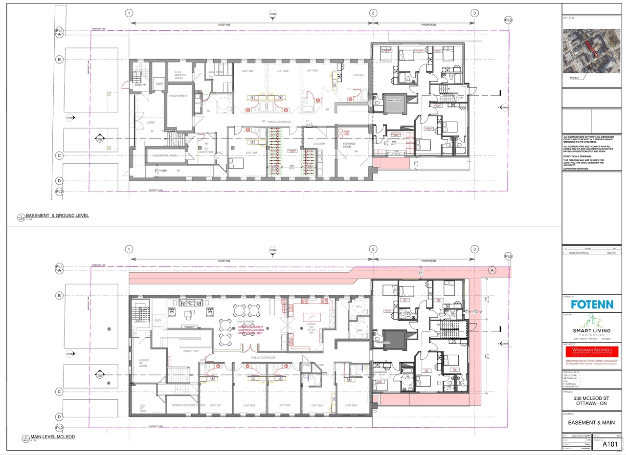 Floor plan for project from page 1 of the file '2023-10-12 - Floor Plan Package - D07-12-21-0171'
