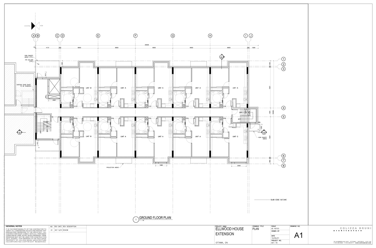 Floor plan for project from page 2 of the file '2021-10-27 - Floor Plans - D07-12-21-0174'
