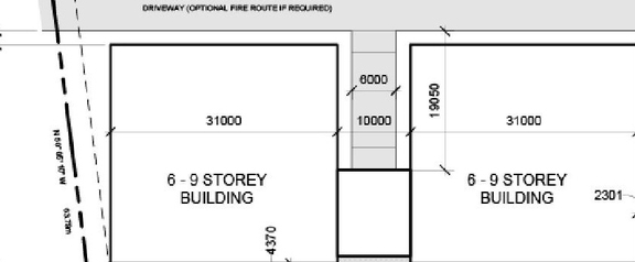 Construction site plan for project from page 11 of the file '2021-10-27 - Design Brief - D07-12-21-0176'