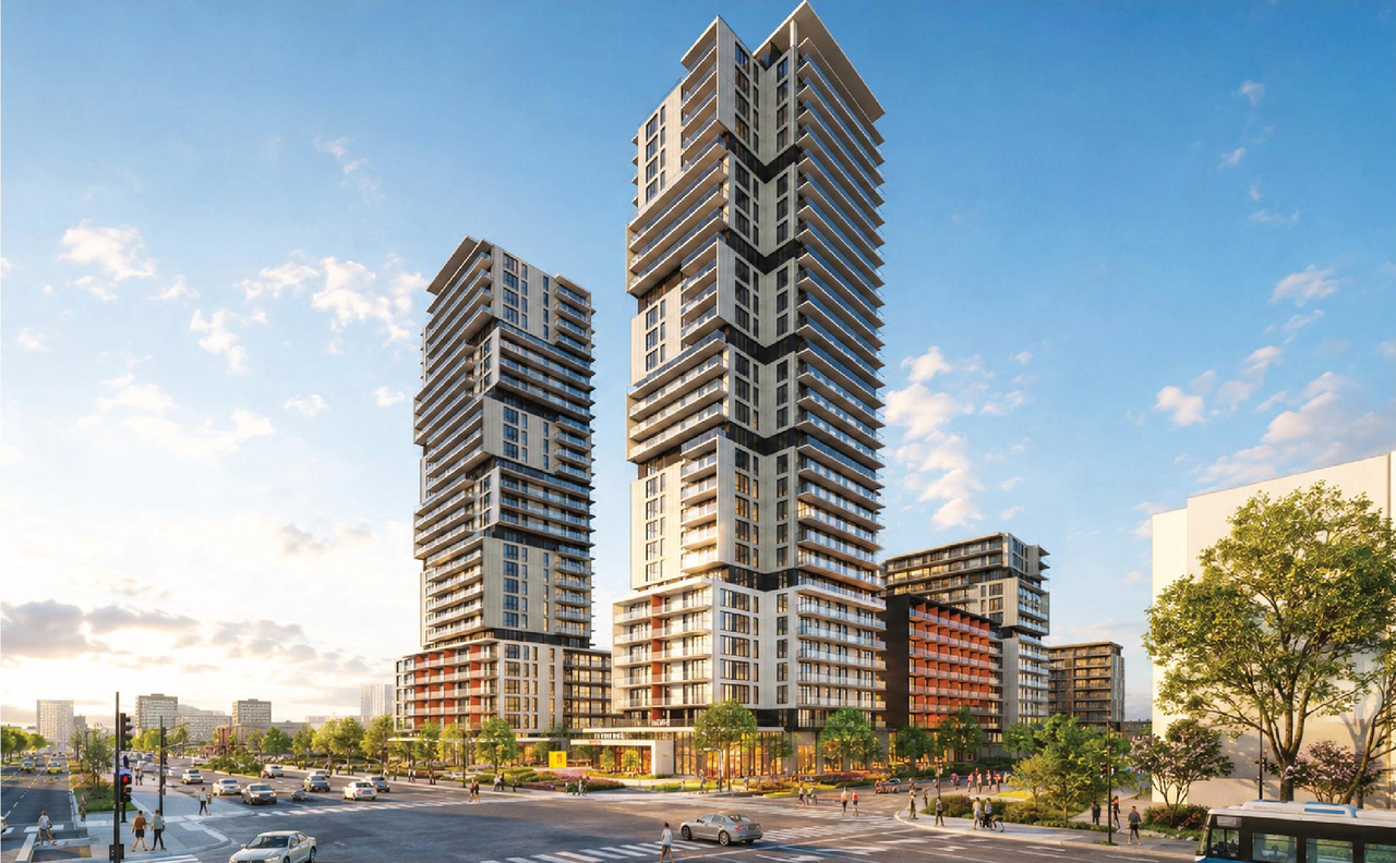 Rendering of building from page 36 of the file '2026-07-03 - Design Brief - D07-12-21-0177'