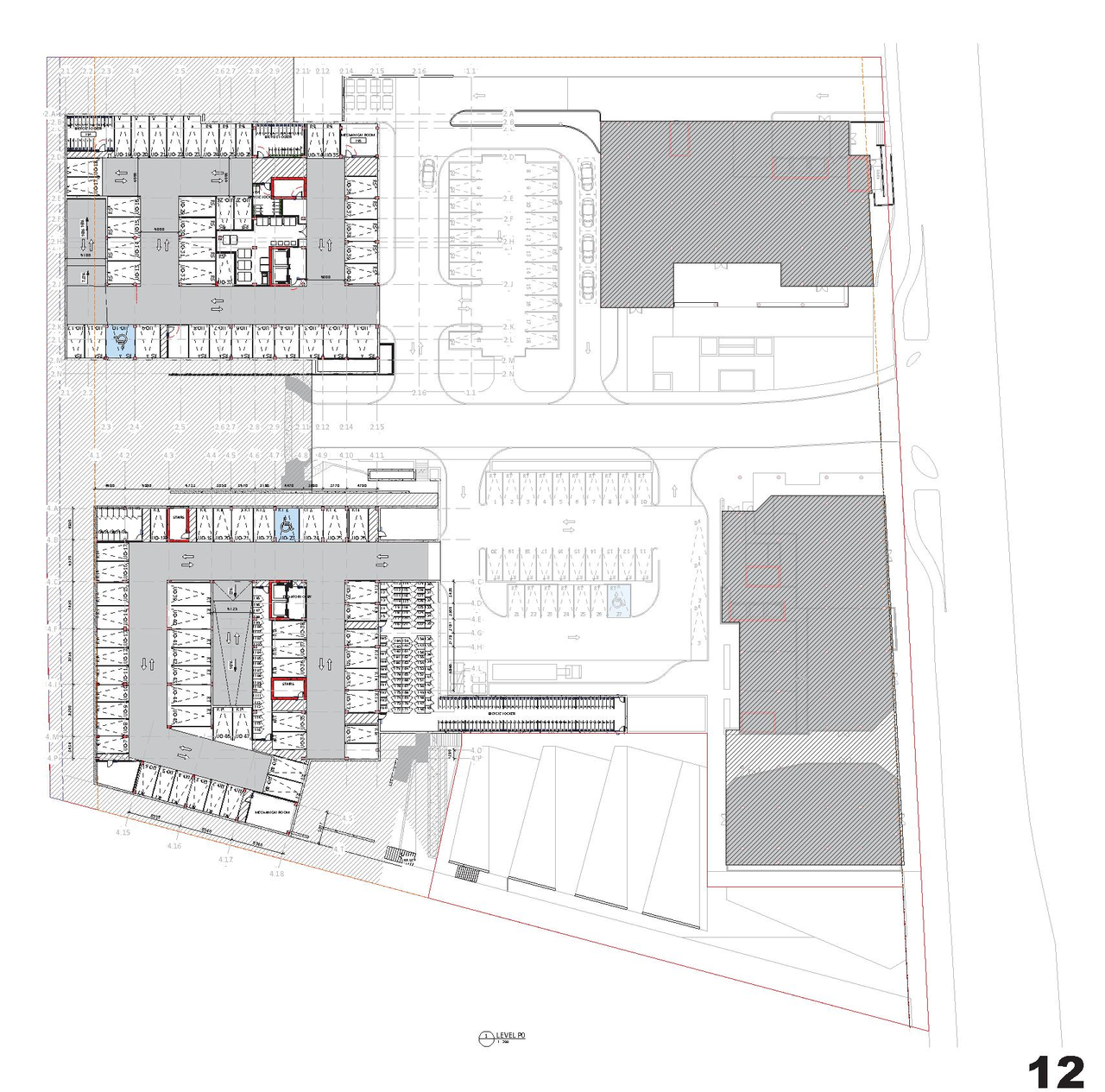 Construction site plan for project from page 13 of the file '2023-10-13 - Design Brief - D07-12-21-0177'