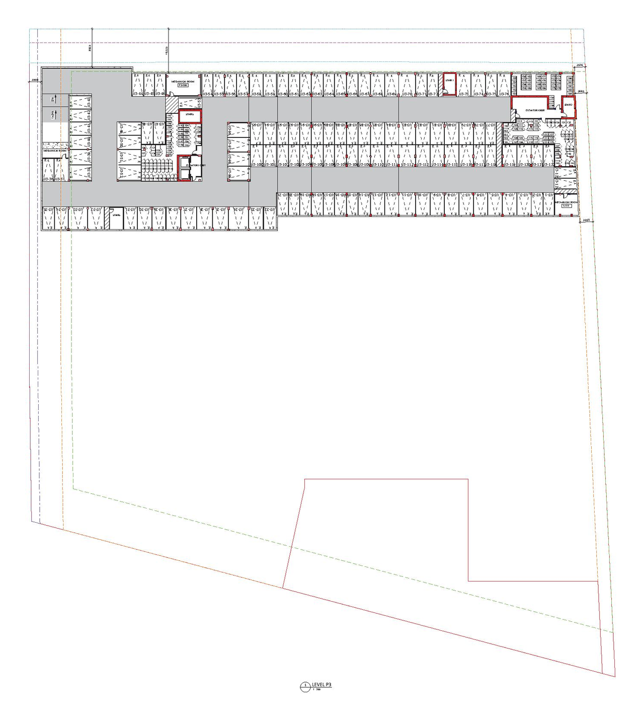 Construction site plan for project from page 16 of the file '2023-10-13 - Design Brief - D07-12-21-0177'