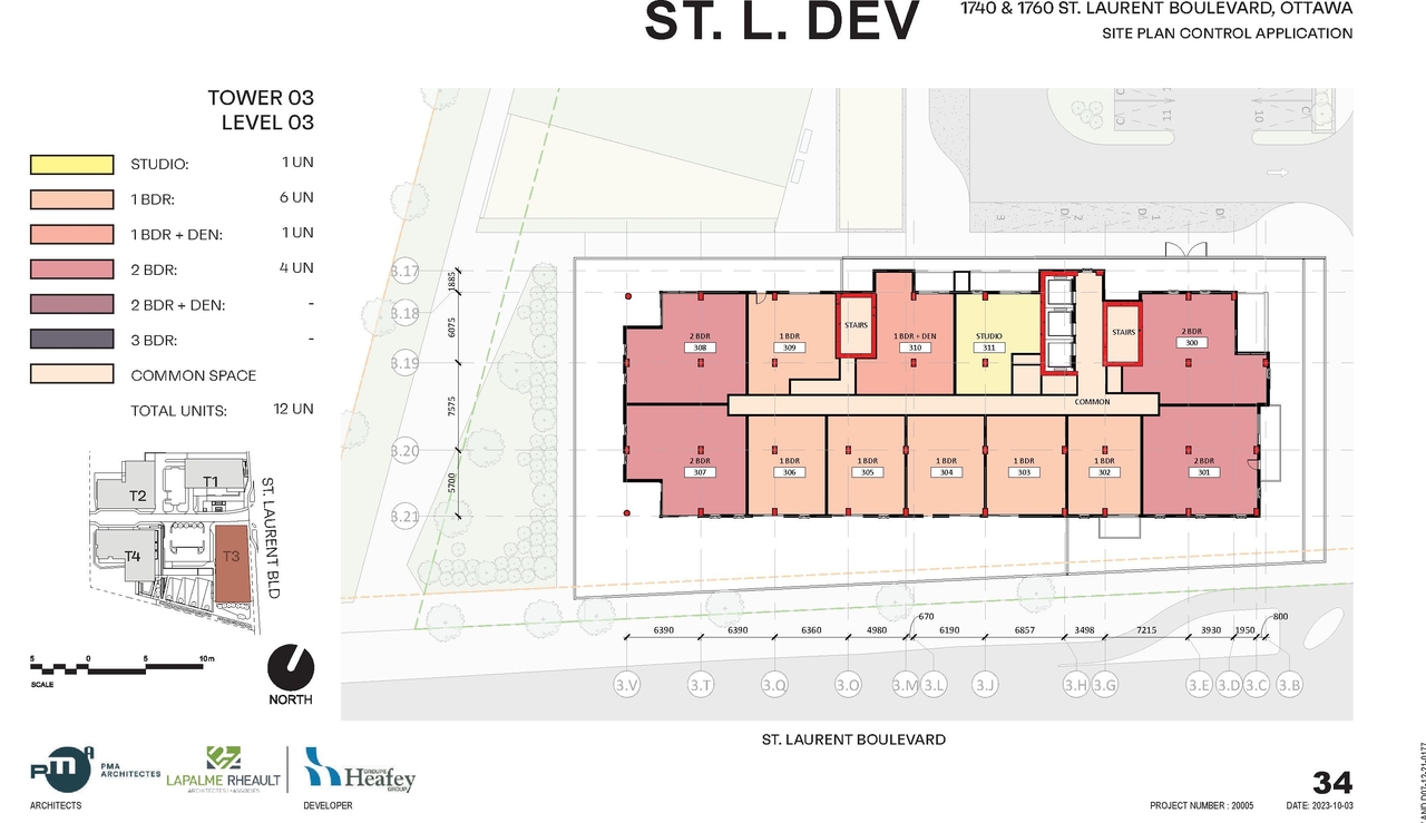 Construction site plan for project from page 35 of the file '2023-10-13 - Design Brief - D07-12-21-0177'