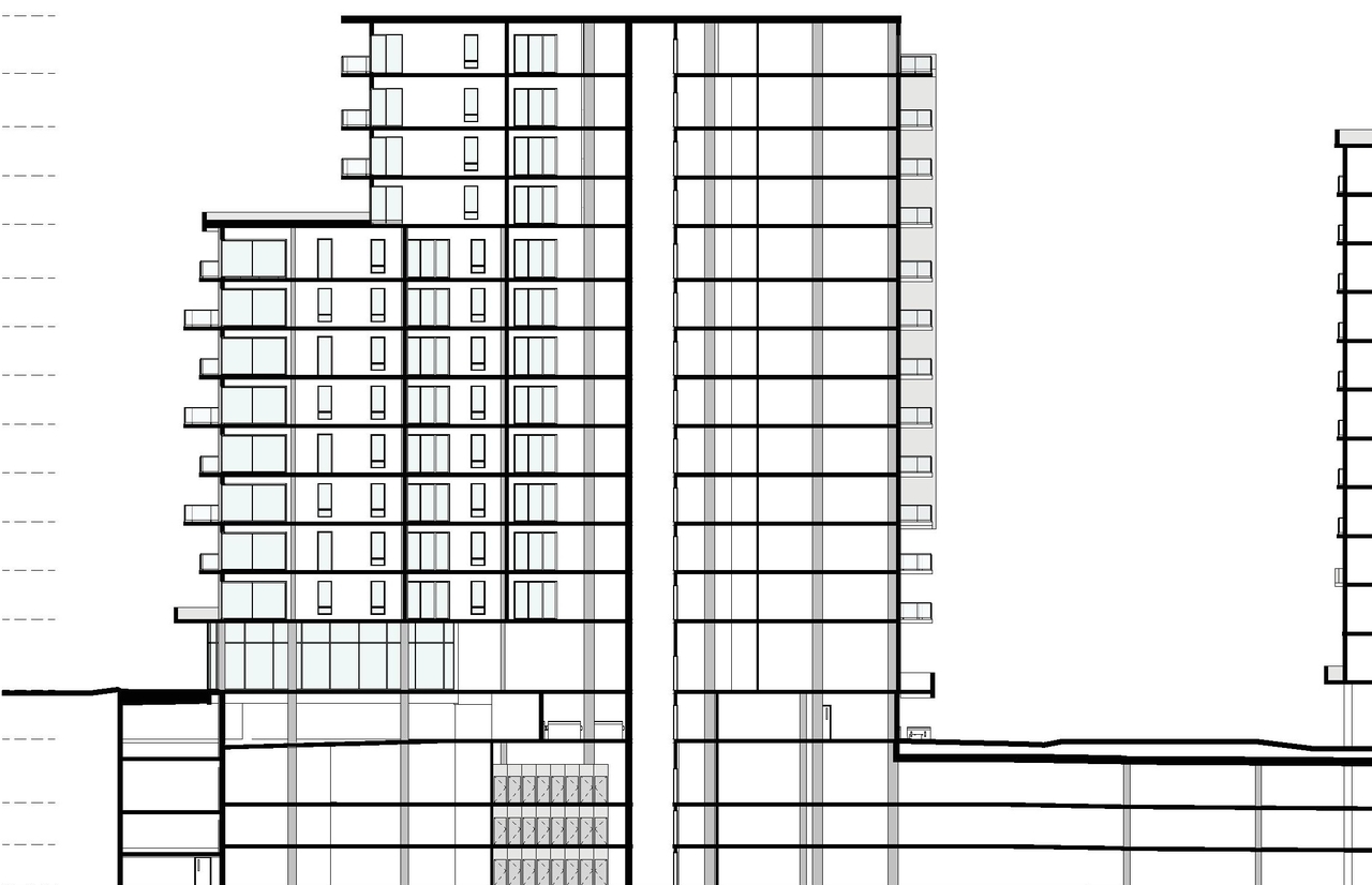 Construction site plan for project from page 59 of the file '2023-10-13 - Design Brief - D07-12-21-0177'