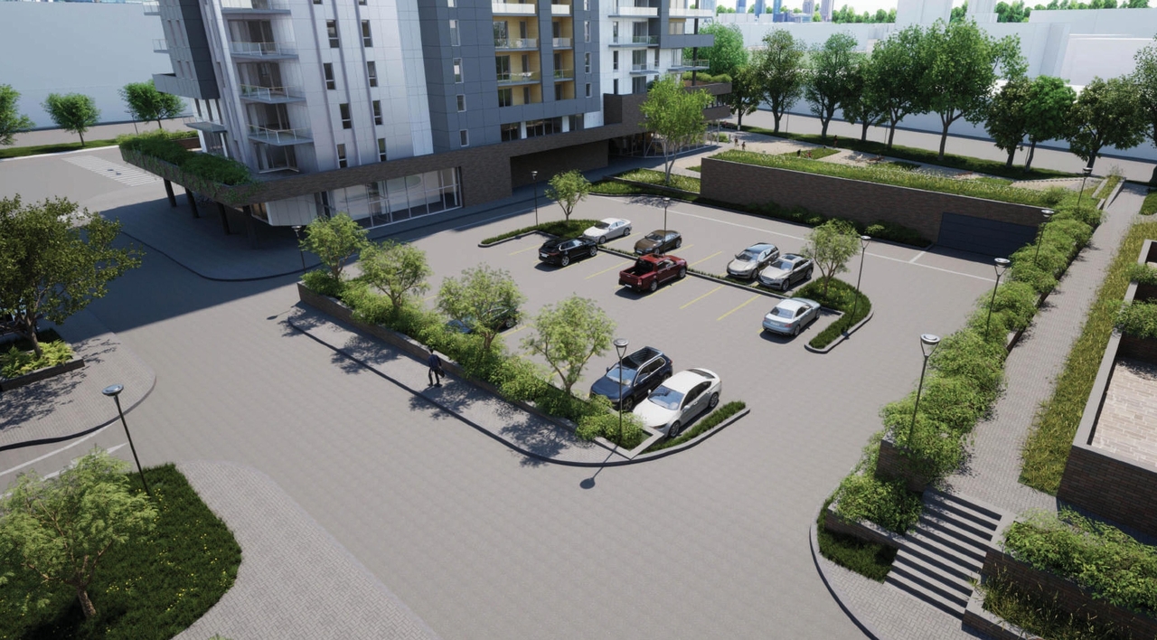 Construction site plan for project from page 84 of the file '2023-10-13 - Design Brief - D07-12-21-0177'