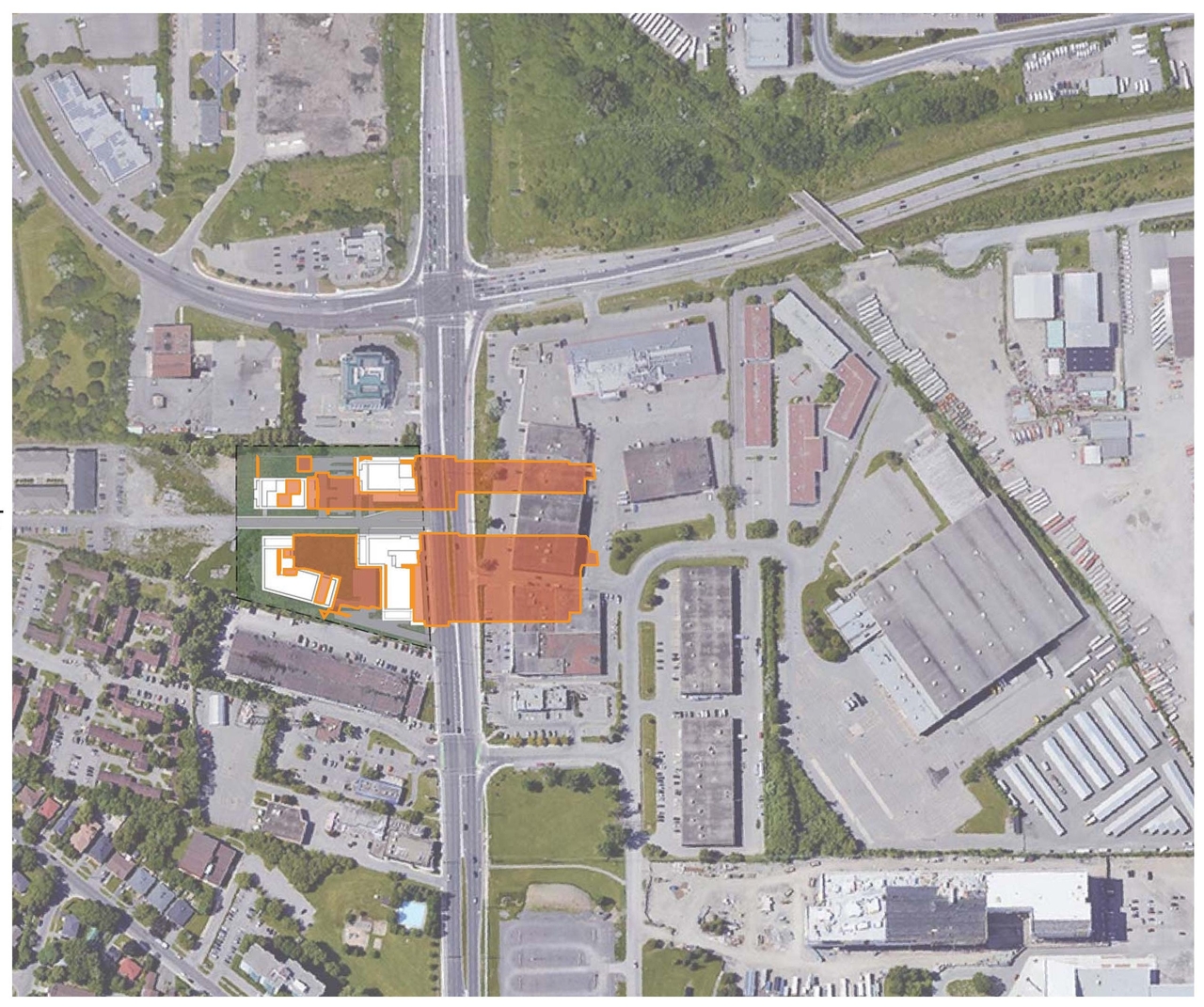 Construction site plan for project from page 101 of the file '2021-10-27 - DESIGN BRIEF - D07-12-21-0177'