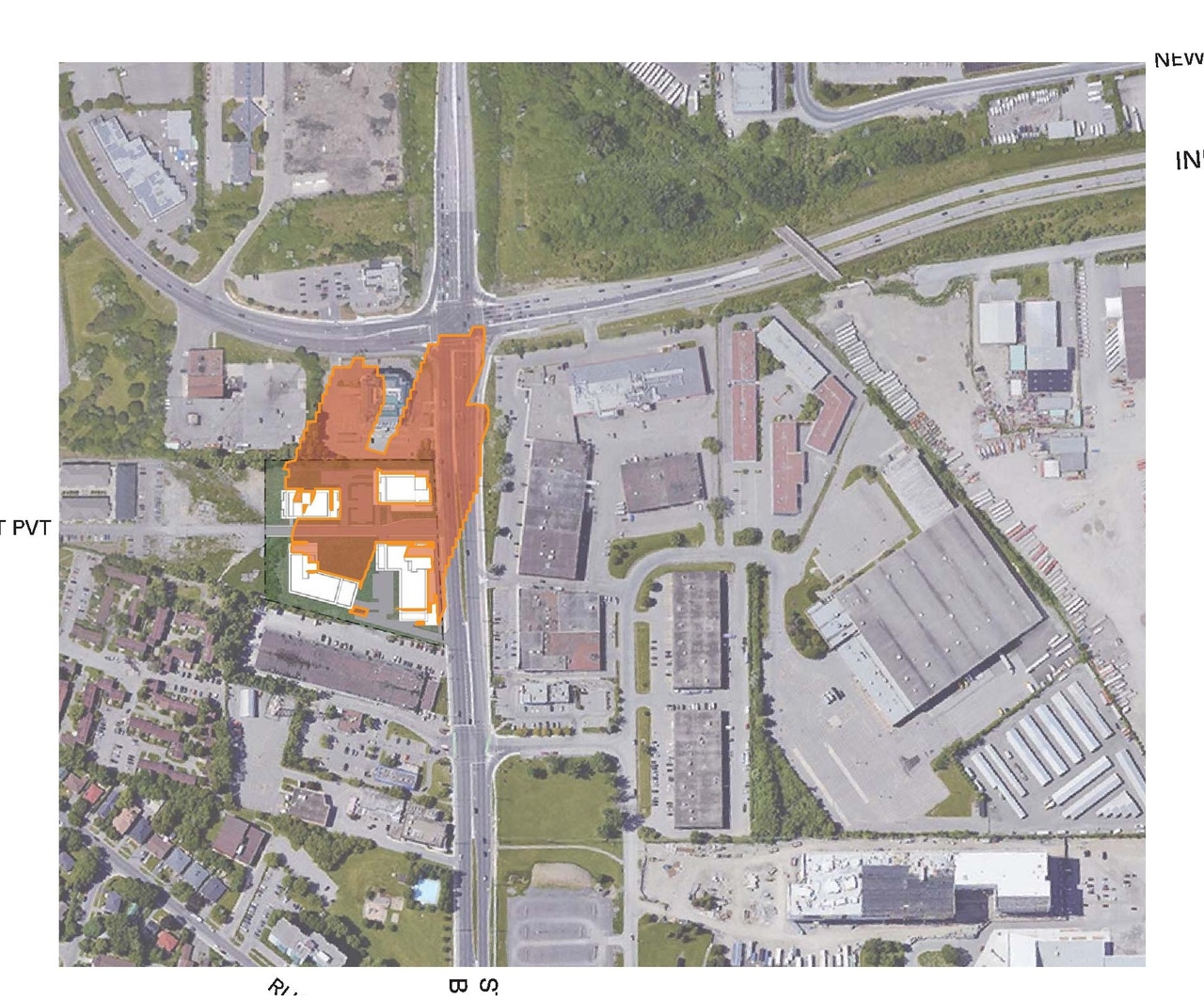 Construction site plan for project from page 107 of the file '2021-10-27 - DESIGN BRIEF - D07-12-21-0177'