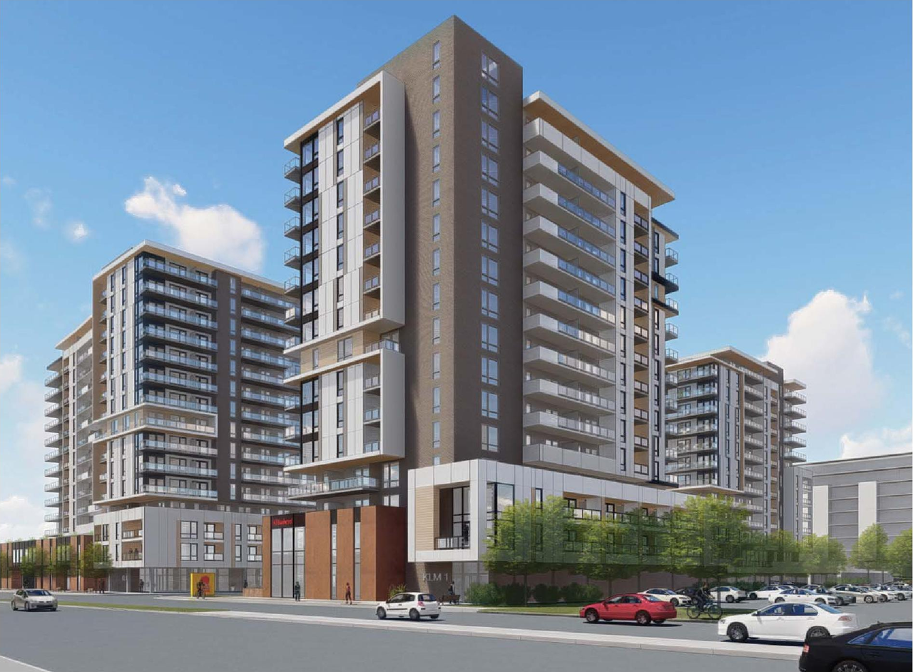 Rendering of building from page 19 of the file '2021-10-27 - DESIGN BRIEF - D07-12-21-0177'