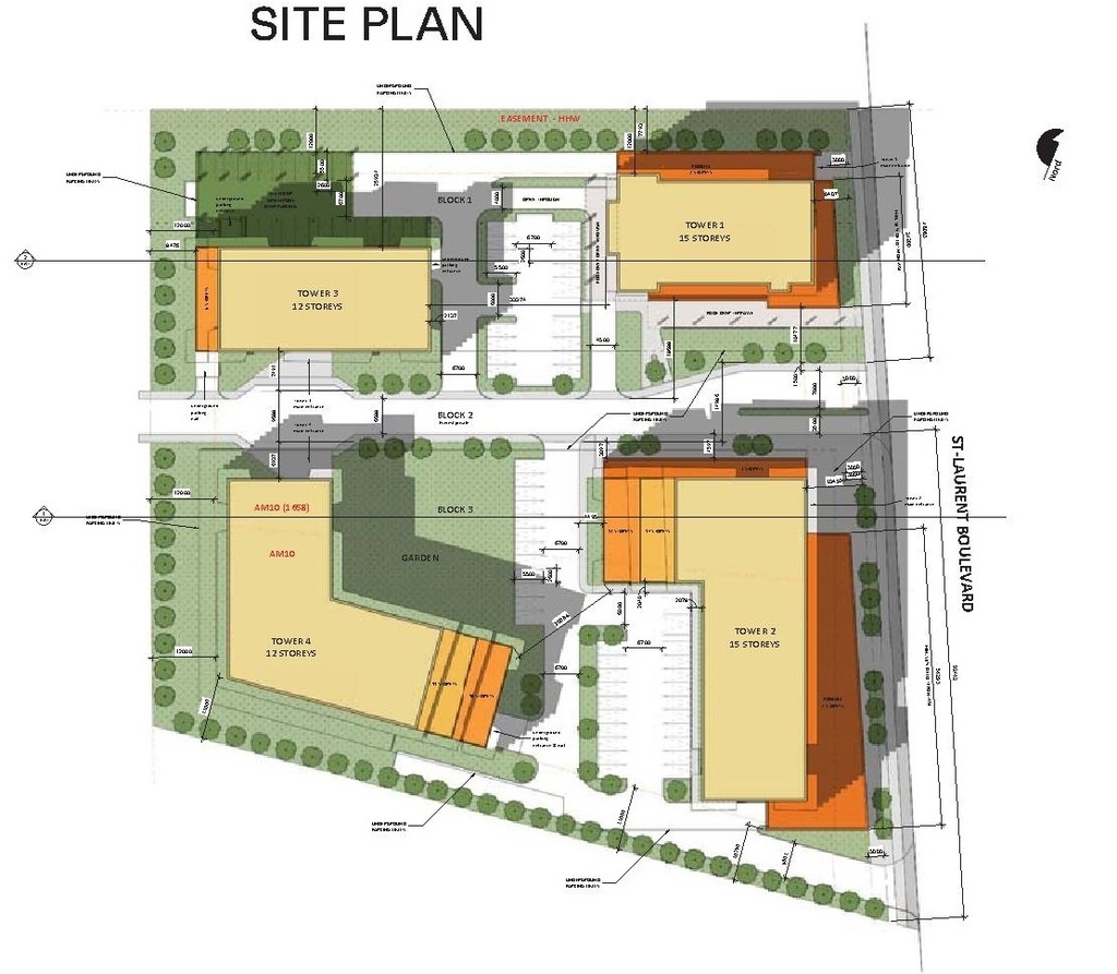 Construction site plan for project from page 5 of the file '2021-10-27 - DESIGN BRIEF - D07-12-21-0177'