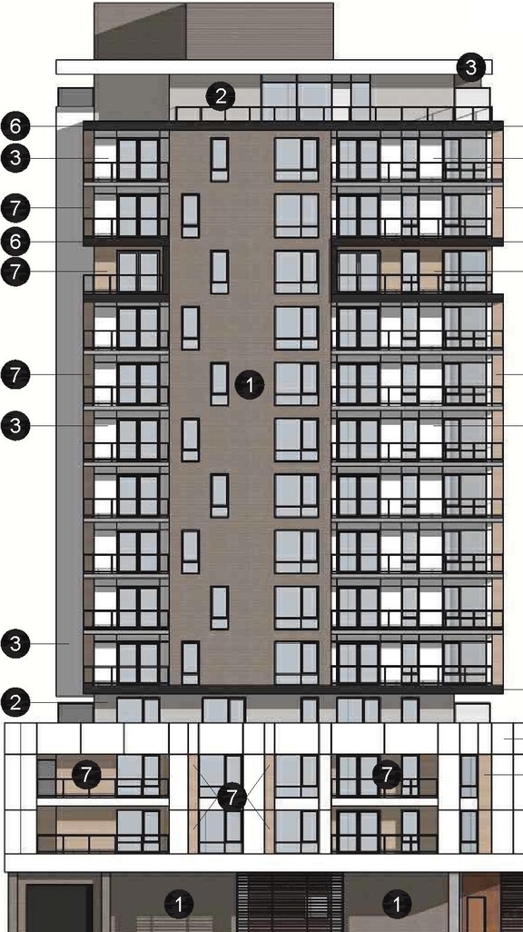 Construction site plan for project from page 63 of the file '2021-10-27 - DESIGN BRIEF - D07-12-21-0177'