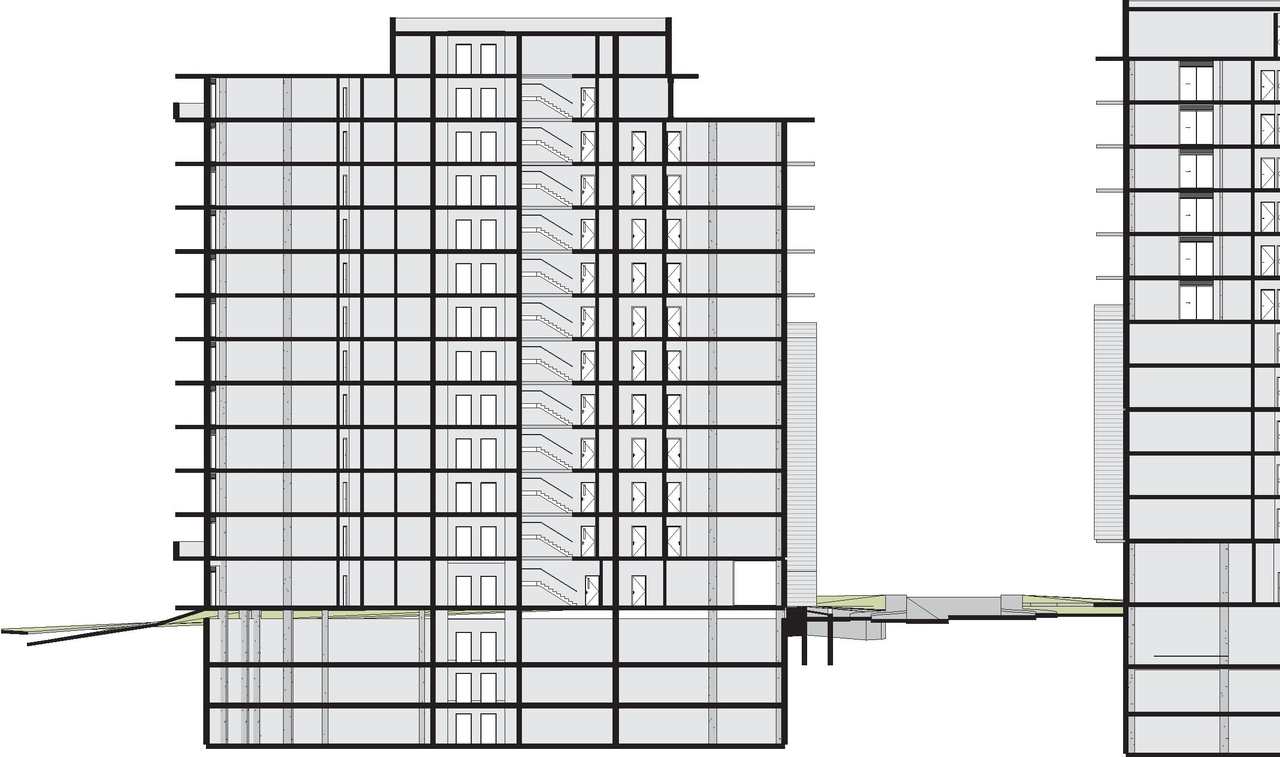 Construction site plan for project from page 69 of the file '2021-10-27 - DESIGN BRIEF - D07-12-21-0177'