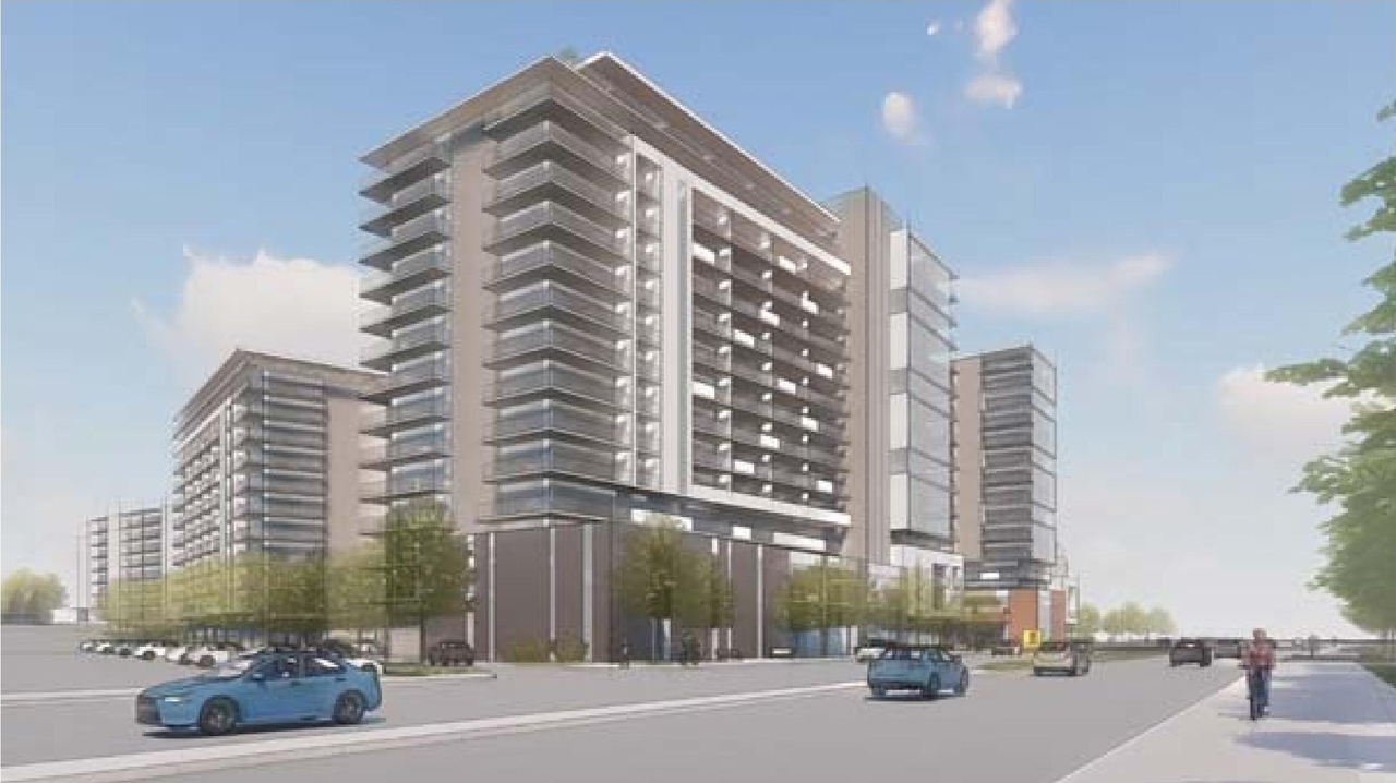 Rendering of building from page 7 of the file '2021-10-27 - DESIGN BRIEF - D07-12-21-0177'