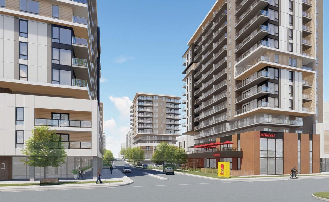 Rendering of building from page 75 of the file '2021-10-27 - DESIGN BRIEF - D07-12-21-0177'