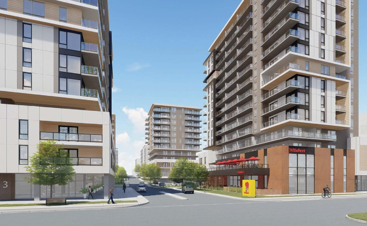 Rendering of building from page 75 of the file '2021-10-27 - DESIGN BRIEF - D07-12-21-0177'