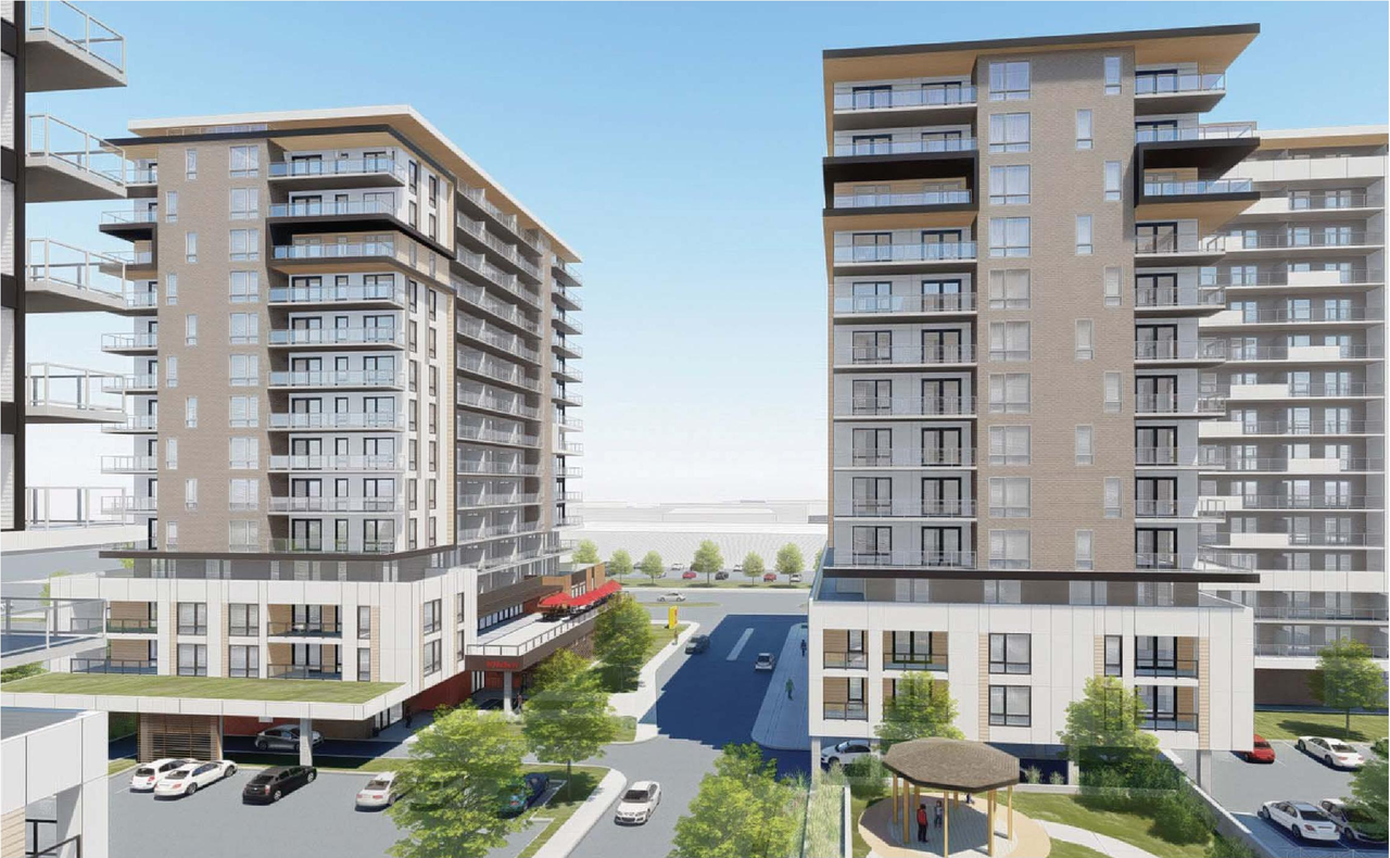 Rendering of building from page 87 of the file '2021-10-27 - DESIGN BRIEF - D07-12-21-0177'