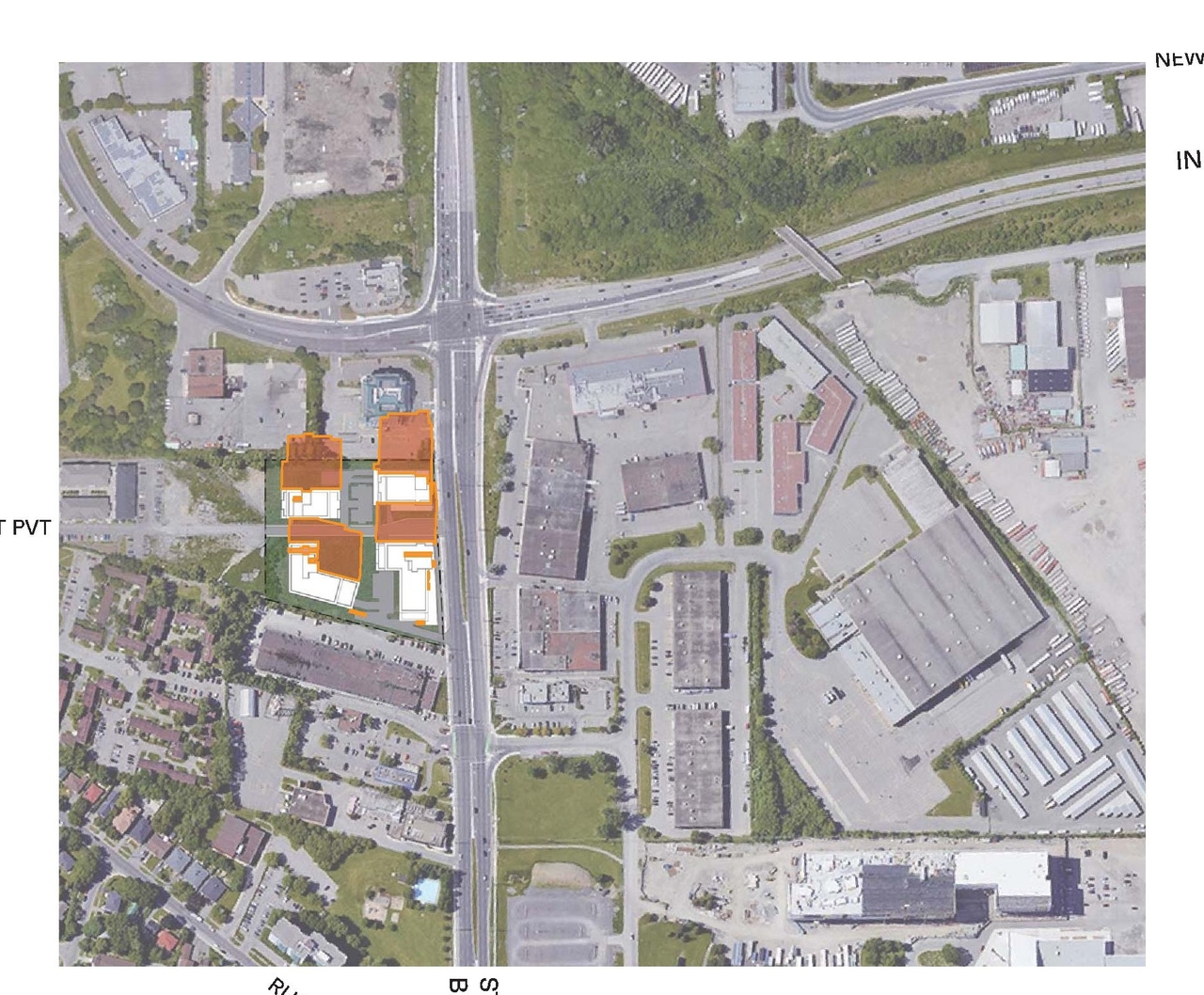 Construction site plan for project from page 96 of the file '2021-10-27 - DESIGN BRIEF - D07-12-21-0177'