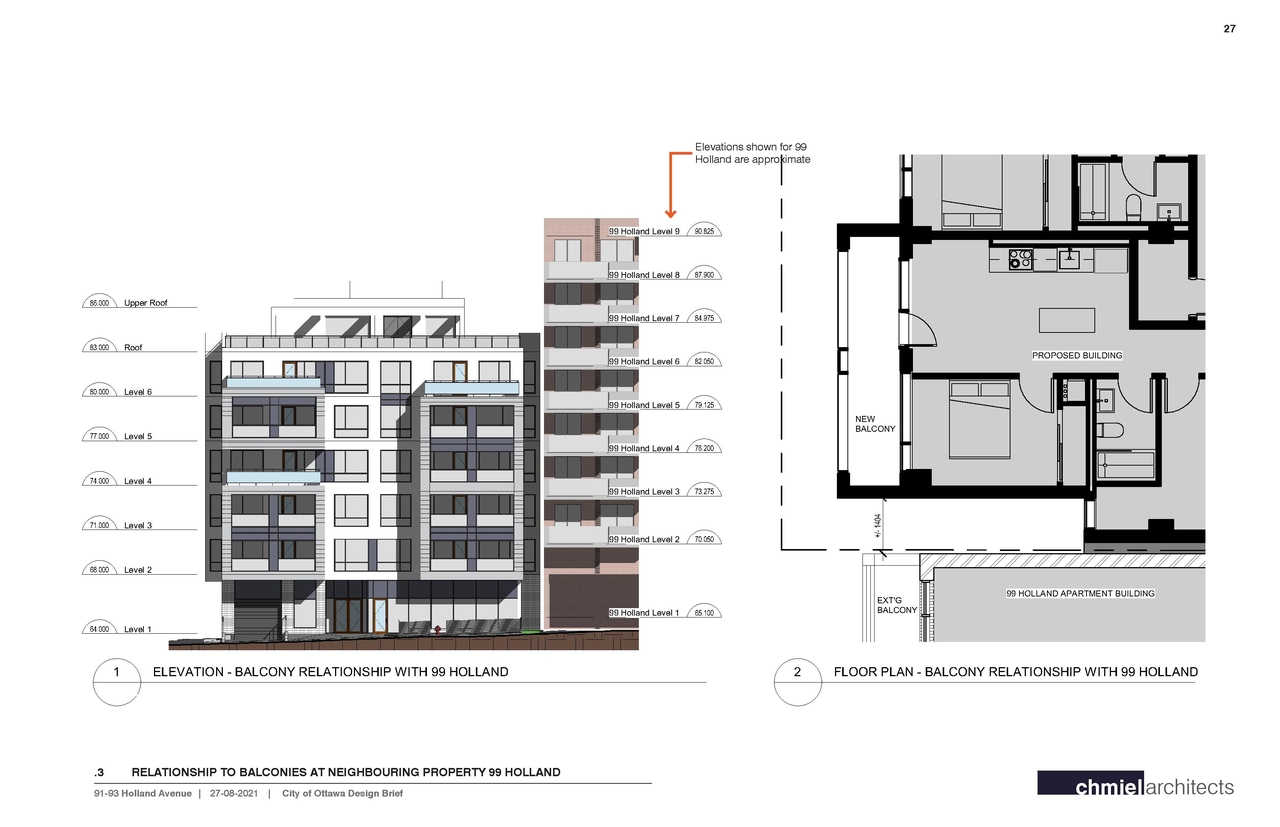 Floor plan for project from page 28 of the file '2021-10-28 - Design Brief and Shadow Analysis - D07-12-21-0180'
