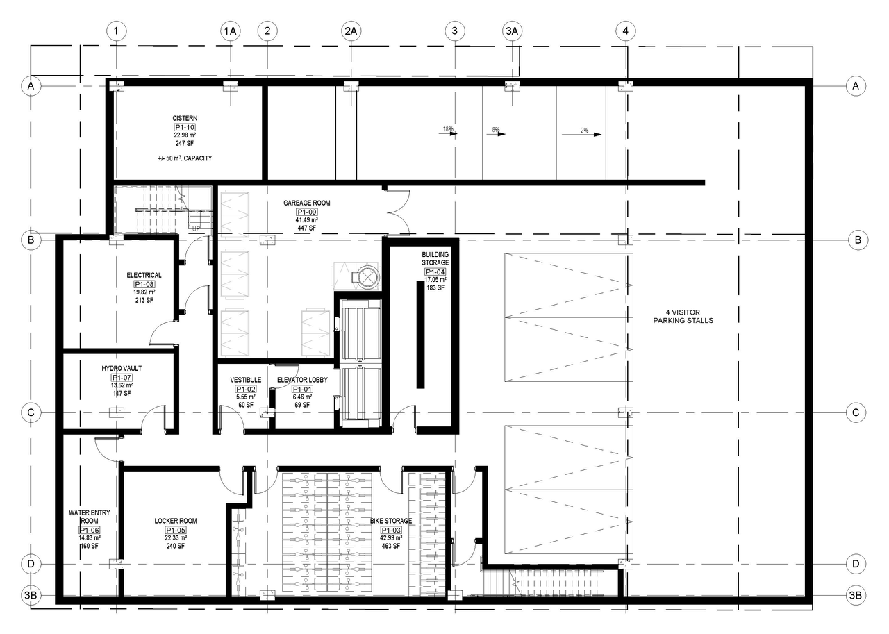 Floor plan for project from page 32 of the file '2021-10-28 - Design Brief and Shadow Analysis - D07-12-21-0180'