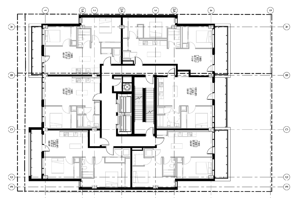 Floor plan for project from page 37 of the file '2022-09-20 - Design Brief - D07-12-21-0180'