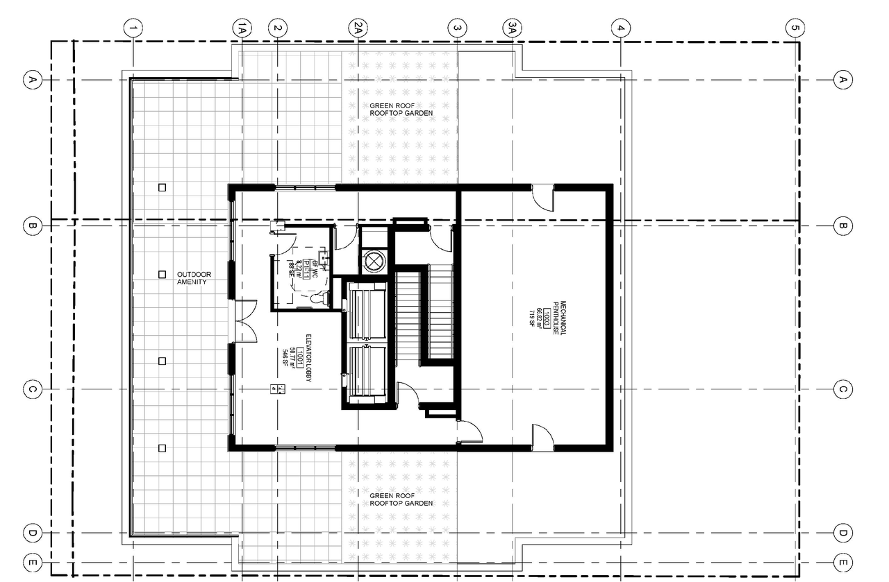 Floor plan for project from page 40 of the file '2022-09-20 - Design Brief - D07-12-21-0180'