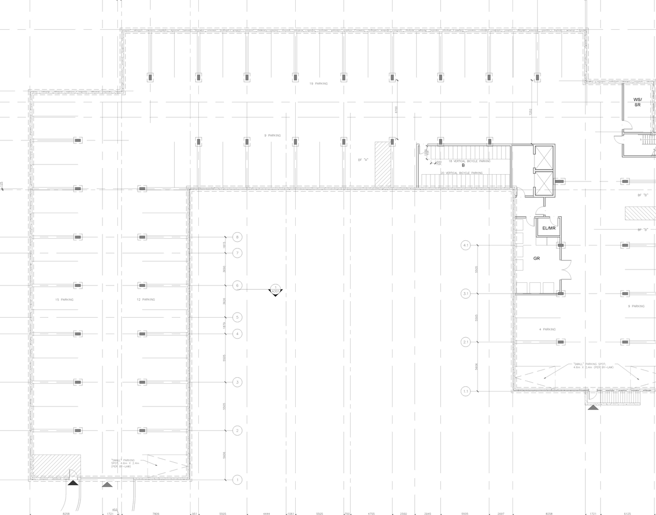 Construction site plan for project from page 1 of the file '2021-11-03 - Floor Plans - D07-12-21-0186'