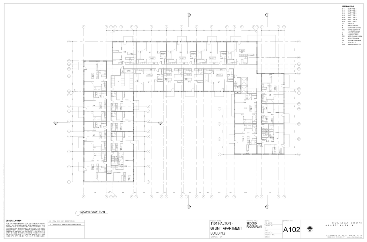 Floor plan for project from page 3 of the file '2021-11-03 - Floor Plans - D07-12-21-0186'