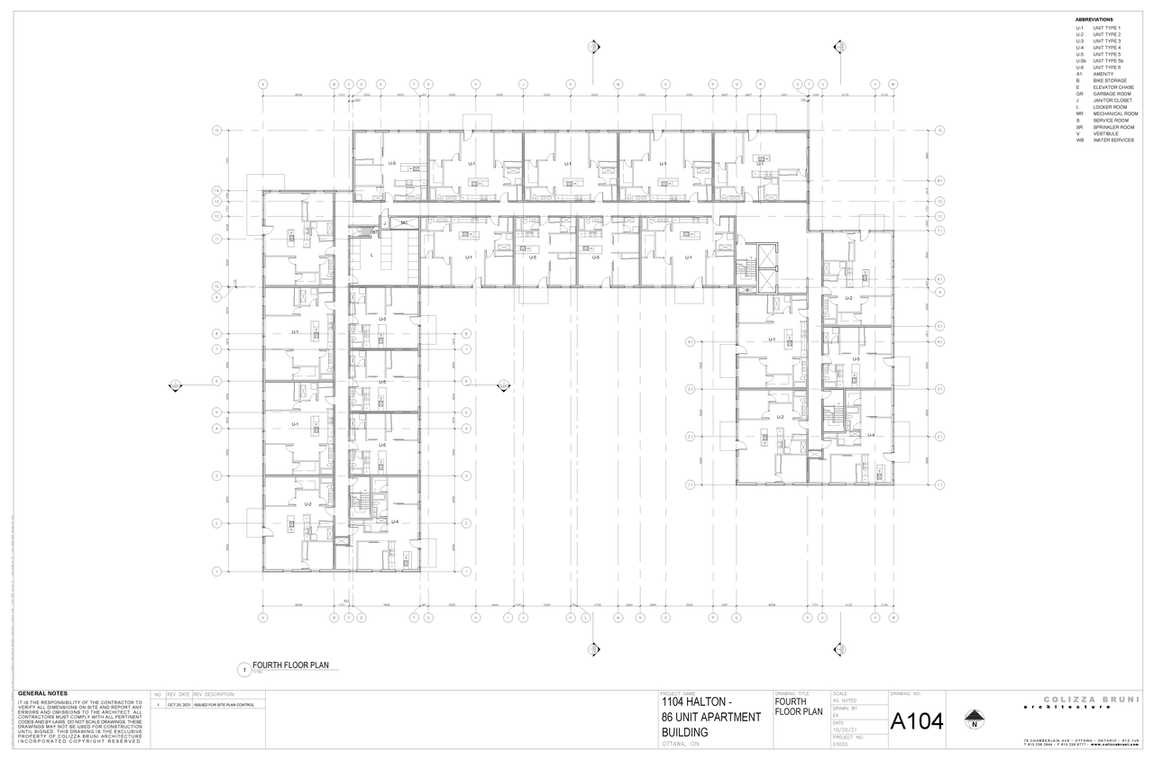 Floor plan for project from page 5 of the file '2021-11-03 - Floor Plans - D07-12-21-0186'