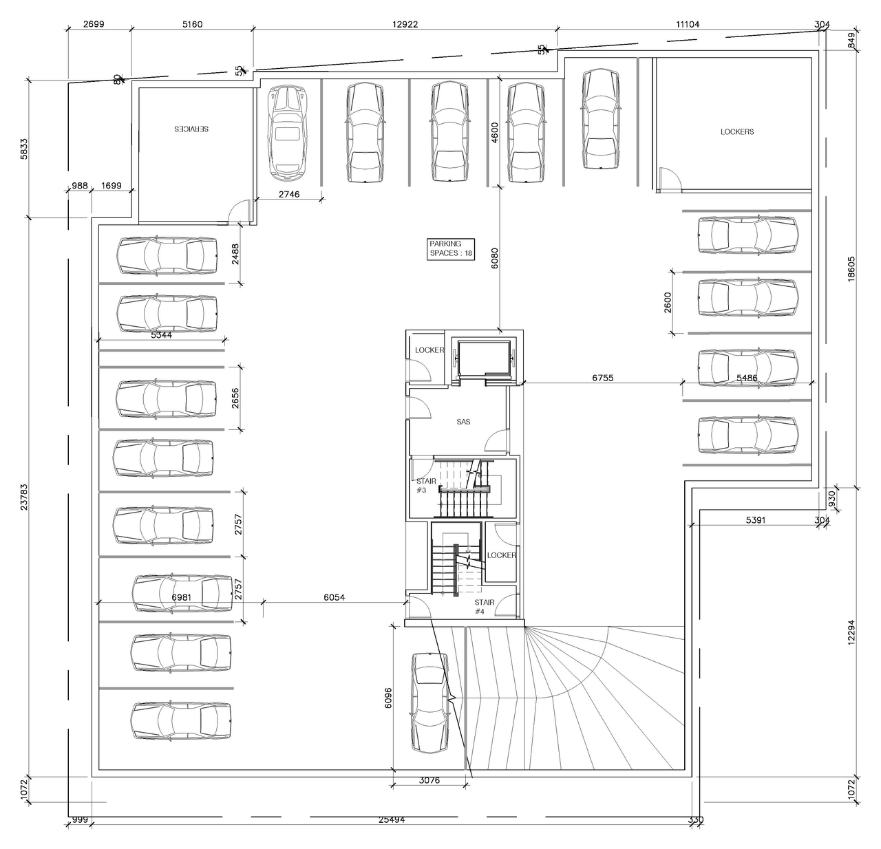 Floor plan for project from page 2 of the file '2023-05-11 - Site Plan & Floor Plans - D07-12-21-0189'