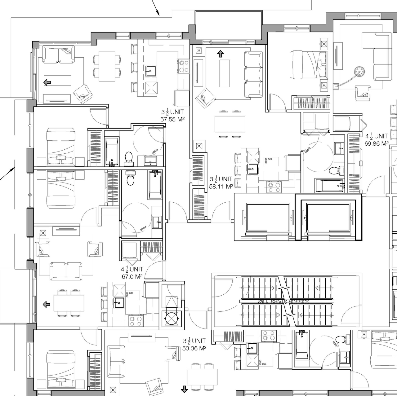 Floor plan for project from page 5 of the file '2023-05-11 - Site Plan & Floor Plans - D07-12-21-0189'