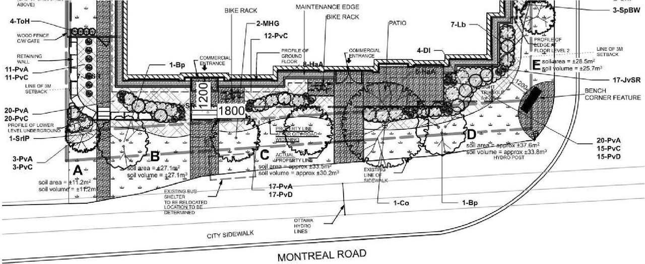 Construction site plan for project from page 9 of the file '2023-04-20 - Design Brief - D07-12-21-0189'